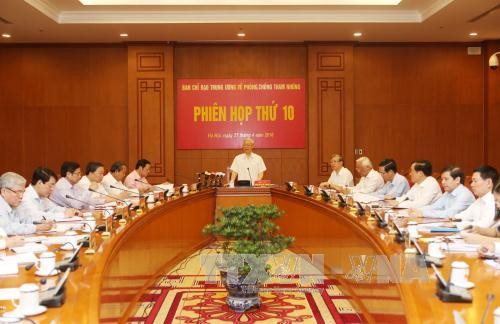 Meeting of the Central Steering Committee on Corruption Prevention and Control - ảnh 1